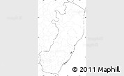 Blank Simple Map of Espiritu Santo, no labels