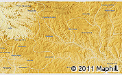 Physical 3D Map of Abadiania