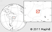 Blank Location Map of Abadiania