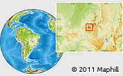 Physical Location Map of Abadiania