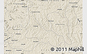Shaded Relief Map of Abadiania