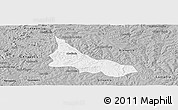 Gray Panoramic Map of Abadiania