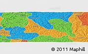 Political Panoramic Map of Abadiania