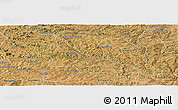 Satellite Panoramic Map of Abadiania