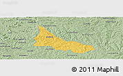 Savanna Style Panoramic Map of Abadiania