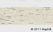 Shaded Relief Panoramic Map of Abadiania