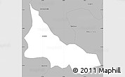Gray Simple Map of Abadiania