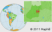 Political Location Map of Brasilia