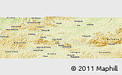 Physical Panoramic Map of Ceres