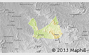 Physical 3D Map of Diorama, desaturated