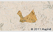 Satellite 3D Map of Diorama, lighten