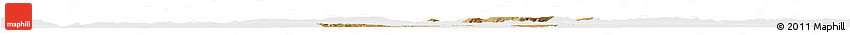 Satellite Horizon Map of Diorama, single color outside