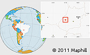 Political Location Map of Diorama, highlighted country