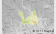 Physical Map of Diorama, desaturated