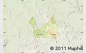 Physical Map of Diorama, lighten