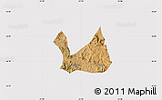 Satellite Map of Diorama, cropped outside