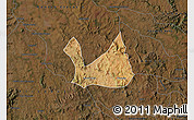 Satellite Map of Diorama, darken