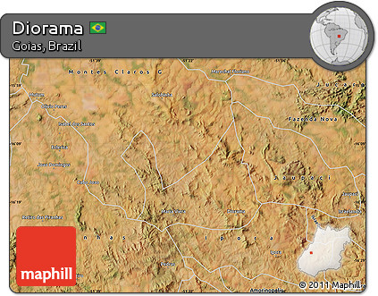 Satellite Map of Diorama