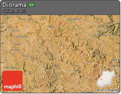 Satellite Map of Diorama