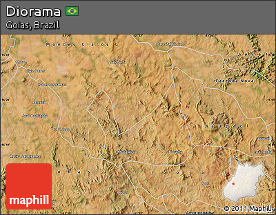 Satellite Map of Diorama