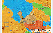 Satellite Map of Diorama, political outside