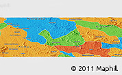 Political Panoramic Map of Diorama