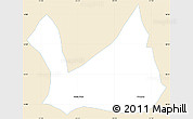 Classic Style Simple Map of Diorama, single color outside