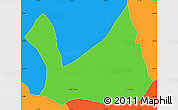 Political Simple Map of Diorama