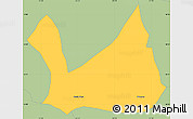 Savanna Style Simple Map of Diorama