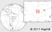 Blank Location Map of Fazenda Nova