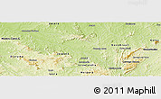 Physical Panoramic Map of Fazenda Nova