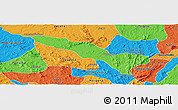 Political Panoramic Map of Fazenda Nova