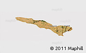 Satellite Panoramic Map of Fazenda Nova, cropped outside