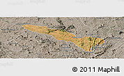 Satellite Panoramic Map of Fazenda Nova, semi-desaturated