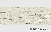 Shaded Relief Panoramic Map of Fazenda Nova