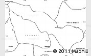 Blank Simple Map of Fazenda Nova