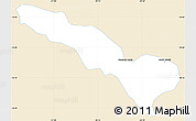 Classic Style Simple Map of Fazenda Nova, single color outside