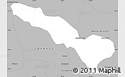 Gray Simple Map of Fazenda Nova