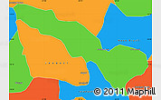 Political Simple Map of Fazenda Nova