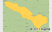 Savanna Style Simple Map of Fazenda Nova
