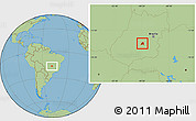 Savanna Style Location Map of Goiania