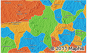 Political 3D Map of Itaberai