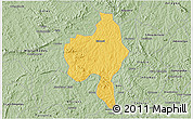 Savanna Style 3D Map of Itaberai