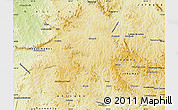 Physical Map of Itaberai