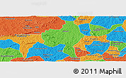 Political Panoramic Map of Itaberai