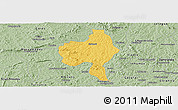 Savanna Style Panoramic Map of Itaberai