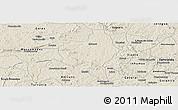 Shaded Relief Panoramic Map of Itaberai
