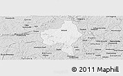 Silver Style Panoramic Map of Itaberai