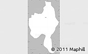 Gray Simple Map of Itaberai