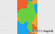 Political Simple Map of Itaberai